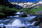 An attractive little cascade on the stream draining American Basin.