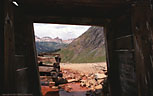 View from the old, closed Buchanan Mine, on the Clear Lakes Jeep Road.