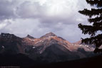 Storm and Vermillion Peak, near Trout Lake.