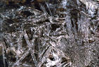 Pattern of crystalline ice, Opabin Plateau, Yoho National Park.