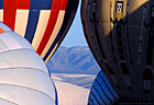 Inflating balloons provide a 'window' to White Sands National Monument.