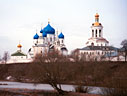 The historical site of Bogoliubova, on the Kliazma River, The Golden Ring, Moscow.