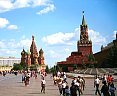 Moscovites and tourists on Red Square - Moscow, Russia
