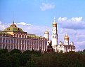 The Great Kremlin Palace, The Cathedral of St. Michael, and The Bell Tower of Ivan the Great - Moscow, Russia